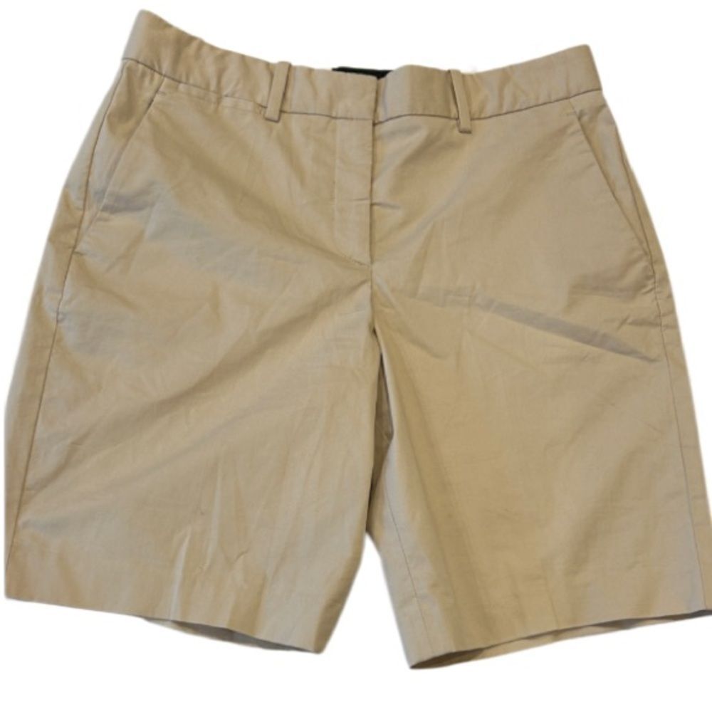 Theory Beige Flat Front Shorts size 0 women’s